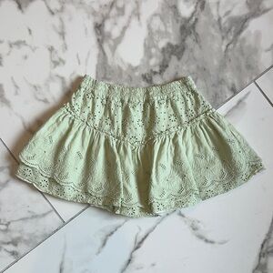Zara Kids Light Green Skort